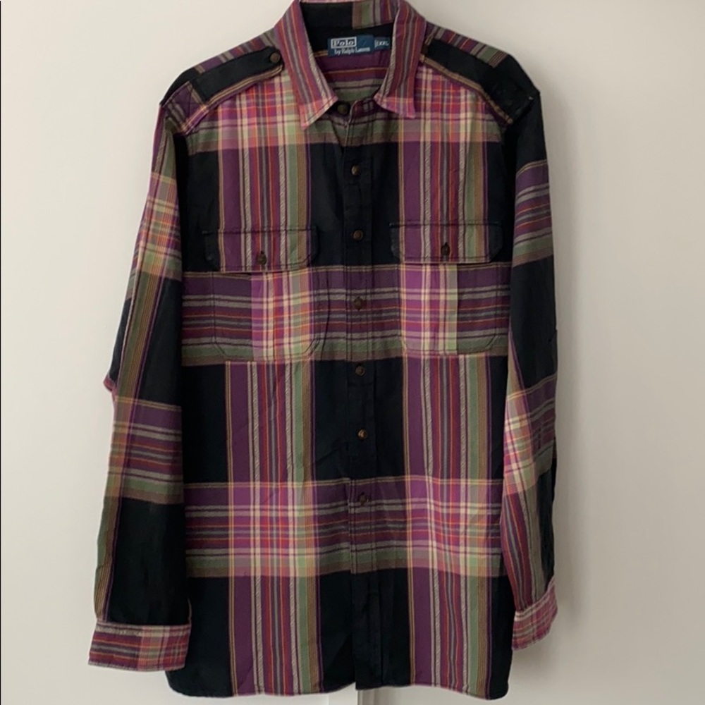 Polo R. Lauren Men’s iconic flannel Shirt